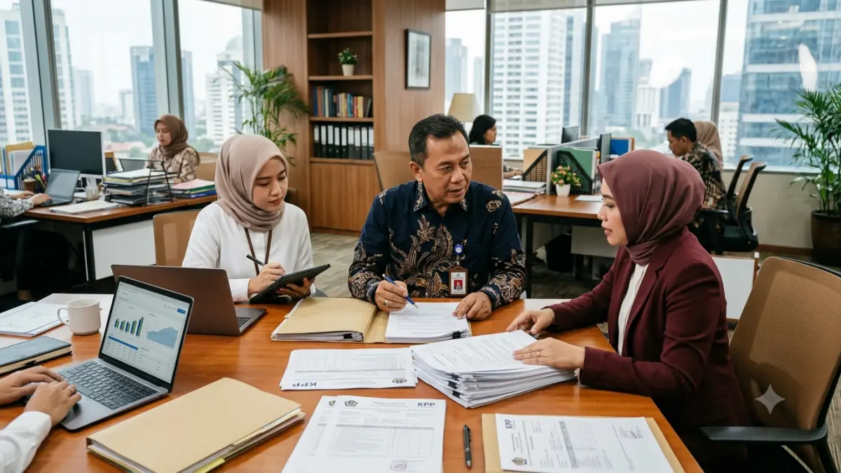 Ilustrasi mengurus kuasa pajak.
