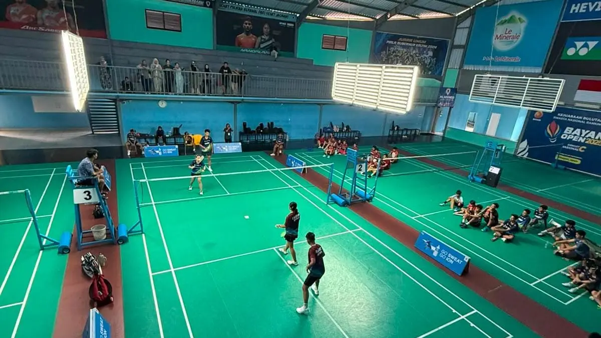 TANTANGAN : Sejumlah tantangan yang dihadapi PB Hevindo di Sirnas C Pupuk Kaltim Open 2026.