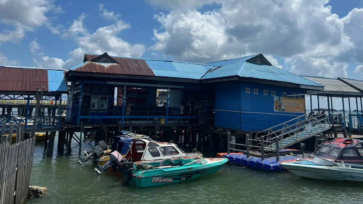 Fenomena angin selatan yang memicu gelombang tinggi di perairan PPU patut menjadi perhatian serius, khususnya moda transportasi speedboat dan klotok. (IST)

&nbsp;

&nbsp;