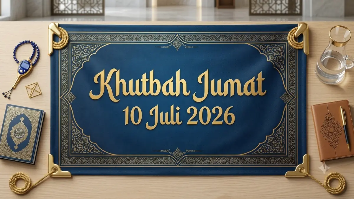 Naskah Khutbah Jumat, 10 Juli 2026. (Gemini AI)