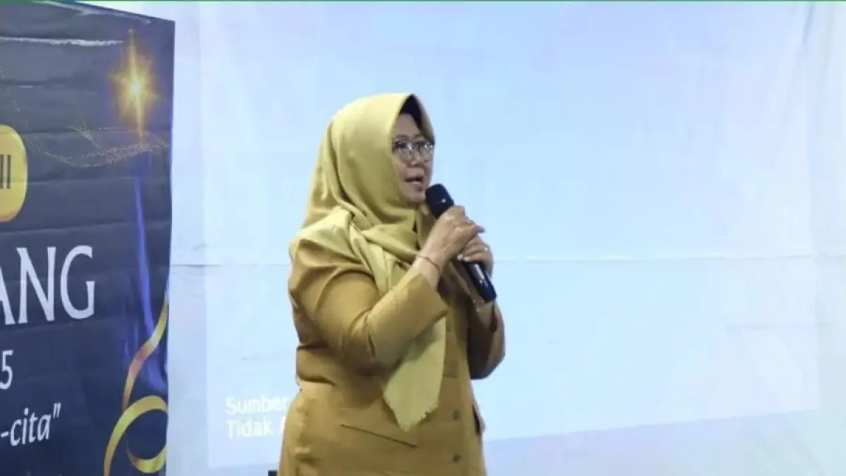 Sekretaris Musyawarah Kerja Kepala Sekolah (MKKS) SMA Kota Bontang, Suyanik.