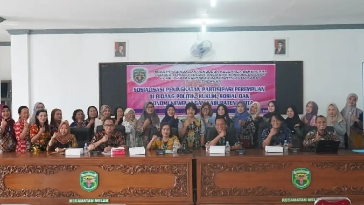 Sosialisasi peningkatan partisipasi perempuan di bidang politik, hukum, sosial, dan ekonomi. (IST)