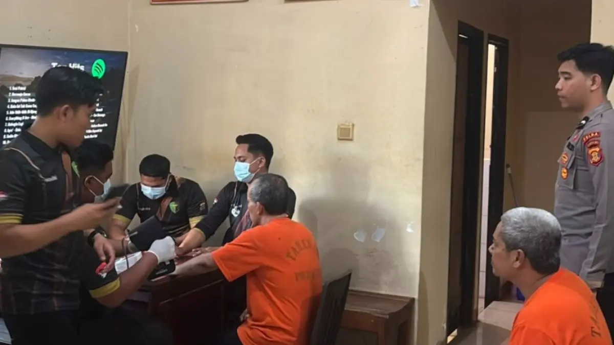 KESEHATAN TAHANAN: Memastikan kondisi kesehatan tahanan tetap terpantau selama berada dalam pengawasan di Rutan Polda Kaltim.