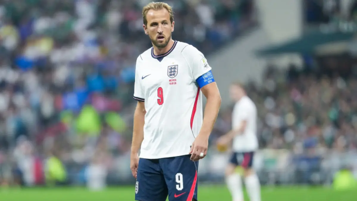 Penyerang sekaligus kapten timnas Inggris Harry Kane.