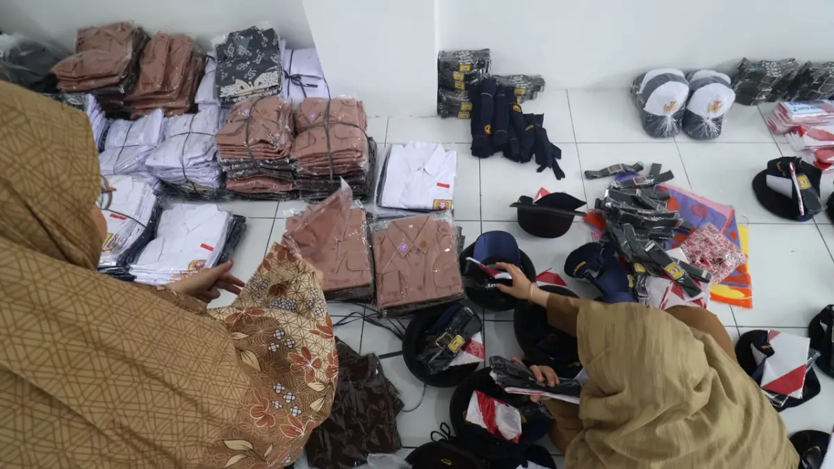 SEGERA DIBAGI: Disdikbud Balikpapan menjadwalkan pembagian seragam gratis untuk jenjang PAUD, SD, dan SMP akan diterima oleh orang tua atau siswa pada 15-17 Juli 2026 mendatang.&nbsp;