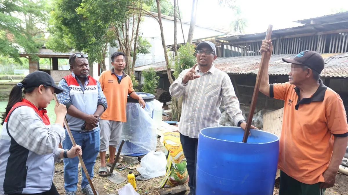 BEKAL BERARTI: WBP diberikan pelatihan pengelolaan lahan, pembuatan pupuk dan edukasi lainnya mengenai perkebunan, pertanian dan budi daya. ANGGI/KP