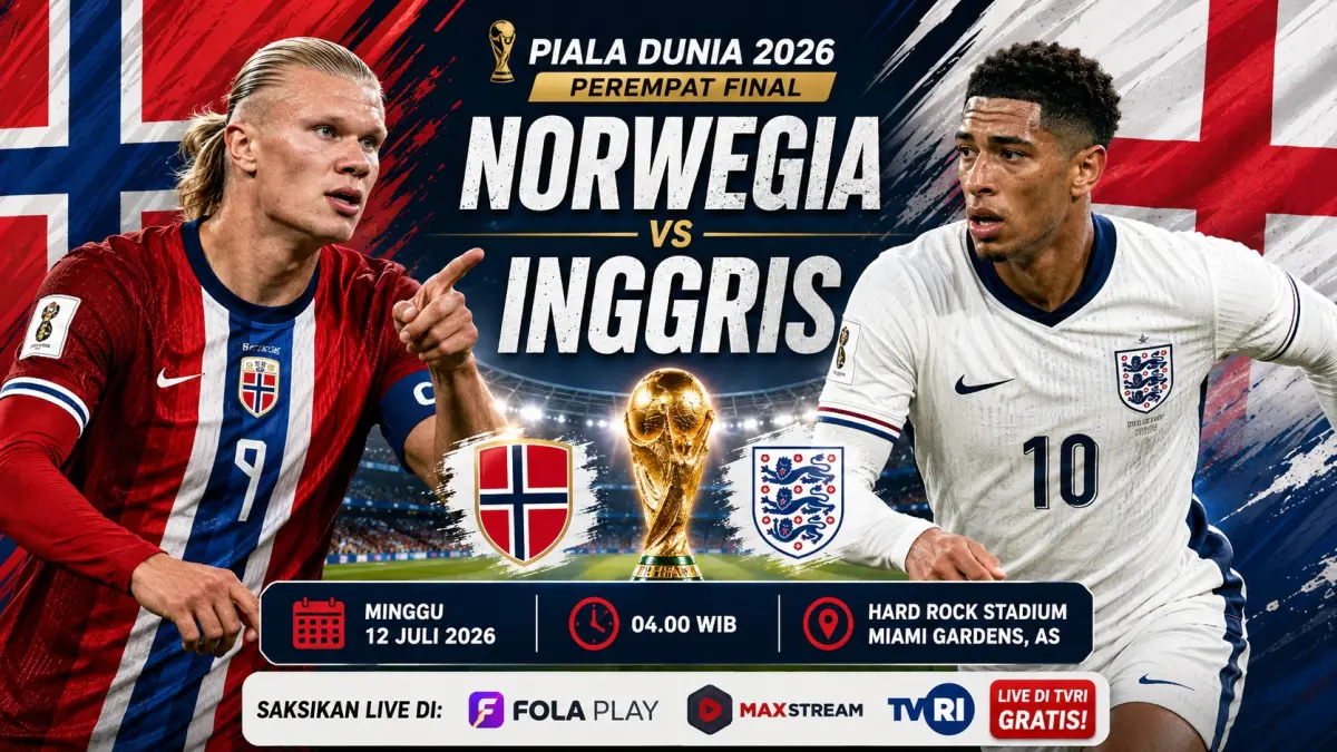 Duel sengit pembuktian taktik ini dapat disaksikan secara langsung oleh pencinta sepak bola di tanah air pada Minggu (12/7) pukul 04.00 WIB.