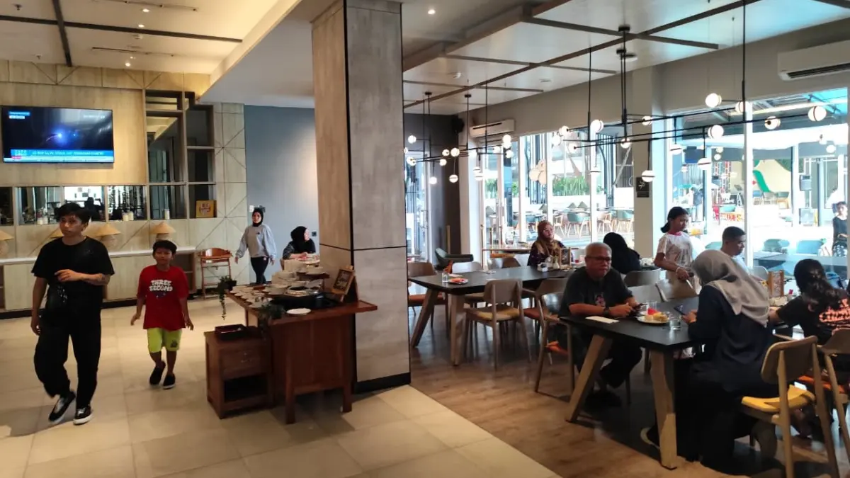 KONSUMSI: Kenaikan jumlah tamu yang menginap mendongkrak pendapatan hotel dari berbagai lini usaha, termasuk transaksi konsumsi.