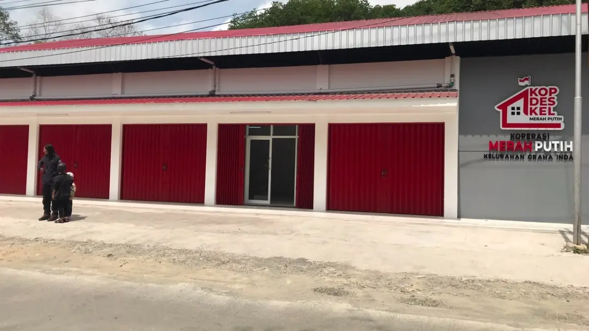 Koperasi Kelurahan Merah Putih KKMP Graha Indah, Balikpapan. (FOTO M TAUFIK/KP)