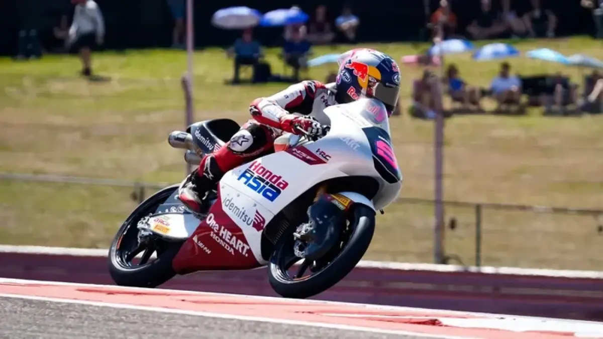 Veda Ega Pratama tampil impresif di Sachsenring dengan memimpin practice Moto3 Jerman 2026 sekaligus mengamankan tempat di Q2. (Dok. MotoGP)