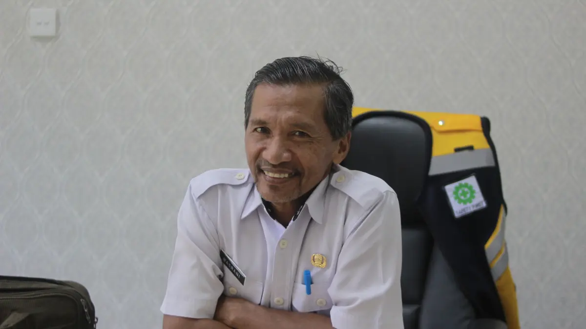 Kepala Bidang Pertanahan dan Pemakaman, Masrani.
