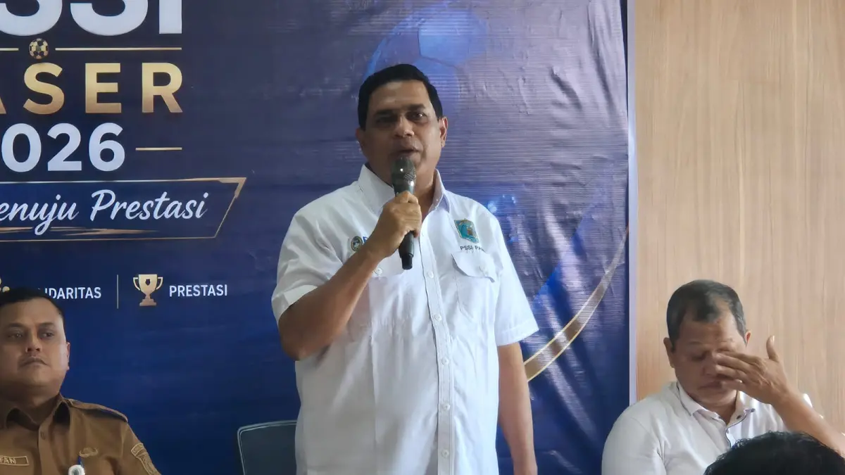 Ketua PSSI Paser, Abdurrahman KA. (Najib/KP)  &nbsp;  &nbsp;