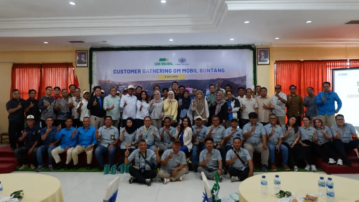 Momen kebersamaan para tamu undangan yang hadir dalam gathering PT GM Mobil Bontang, mempererat sinergi dengan pelaku industri dan distribusi di Kota Bontang. (IST)