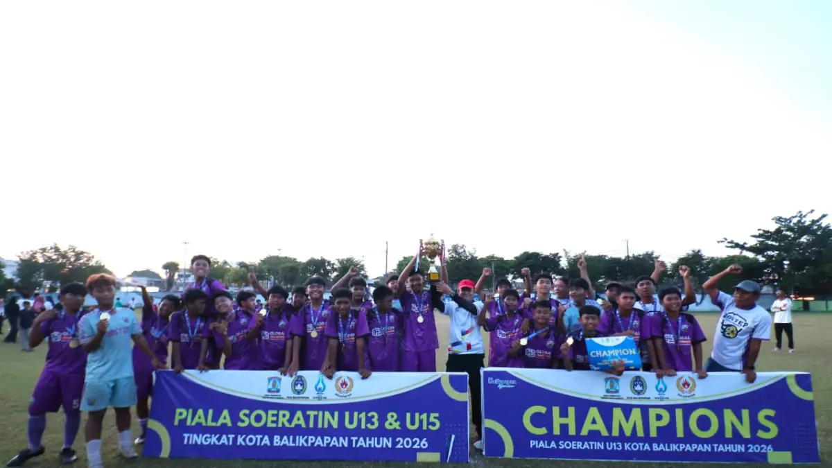 PUAS : Dostep Balikpapan puas dengan capaian di Piala Soeratin 2026. (ANGGI PRADITHA/KP)

&nbsp;