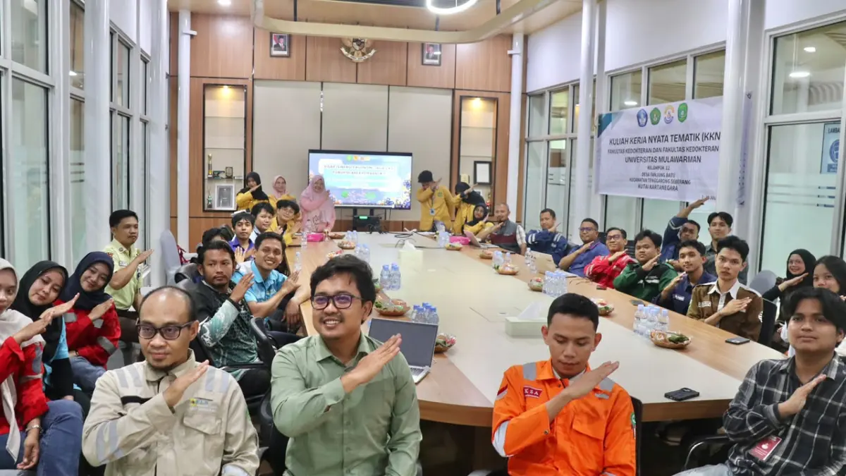 SINERGI: PLTGU Tanjung Batu sinergi bersama Unmul gelar program sinergi ergonomi, jaga sikap tubuh di area pembangkit.