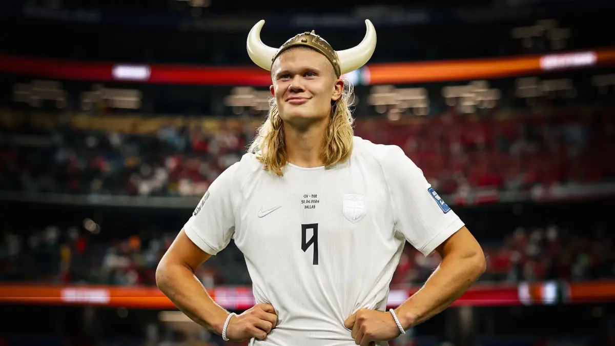 Bintang timnas Norwegia Erling Haaland. (@Erling/X)