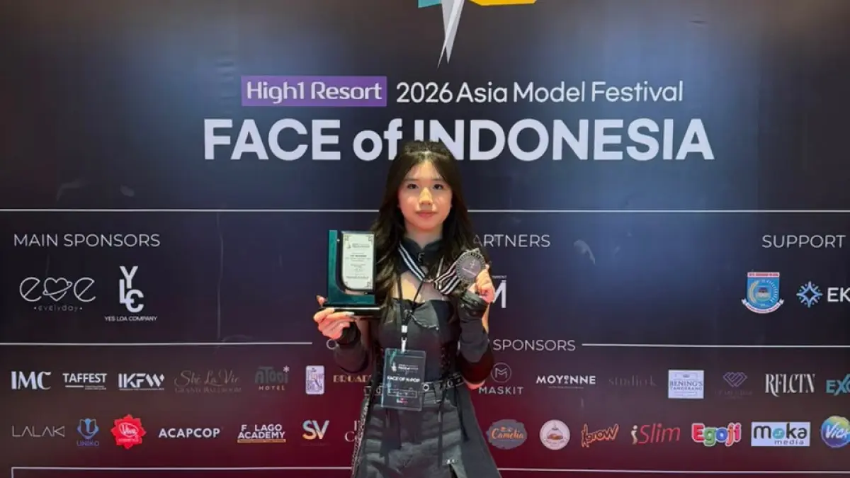 Chanellyn Tijoe, siswi berprestasi dari Sekolah Citra Kasih Samarinda yang sukses menyabet predikat juara Face of K-Pop Indonesia kategori teens. (IST)