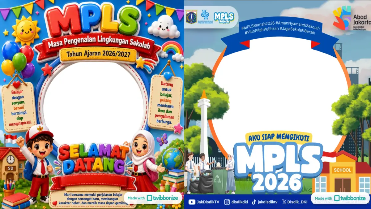 Desain atraktif twibbon MPLS 2026. (Twibbonize.com)