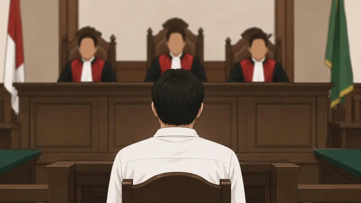 Ilustrasi persidangan.