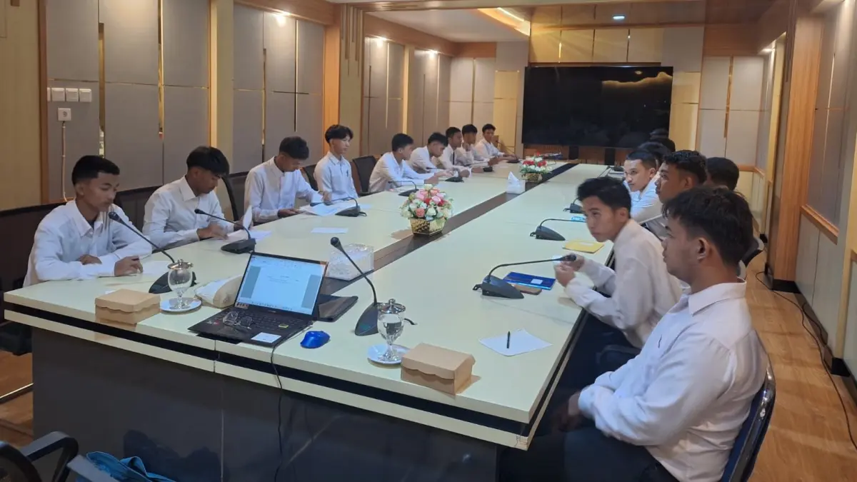 Proses seleksi calon mahasiswa Politeknik Kelautan dan Perikanan Sidoarjo asal Paser dimulai sejak Senin (13/7/2026). (Najib/KP)