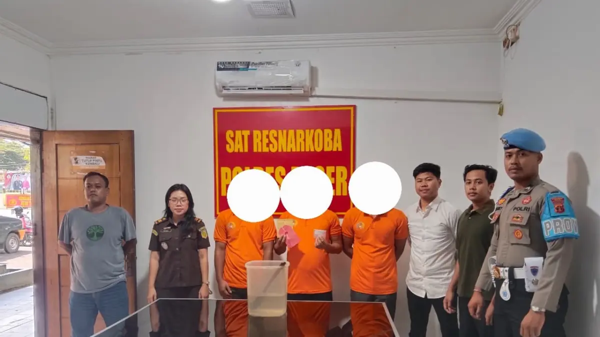 Sabu-sabu hasil Operasi Antik Mahakam 2026 dimusnahkan aparat penegak hukum. (IST)

&nbsp;

&nbsp;