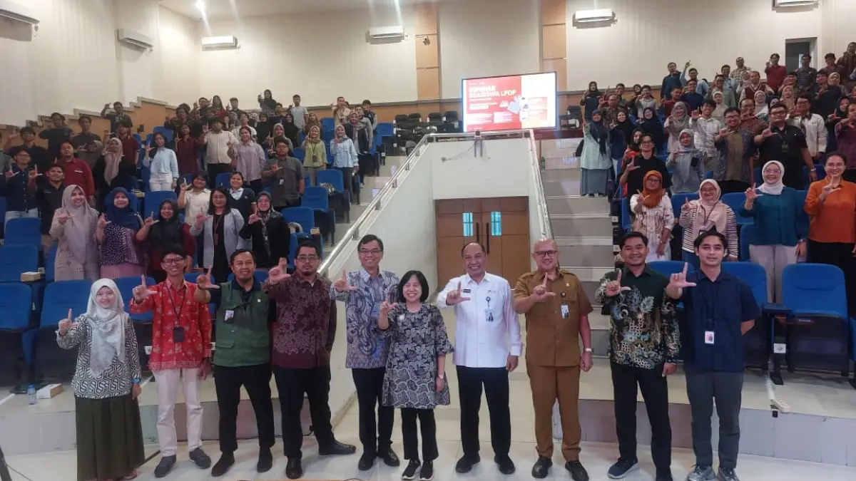 SOSIALISASI : LPDP gelar sosialisasi beasiswa tahap II di Auditorium ITK.&nbsp;