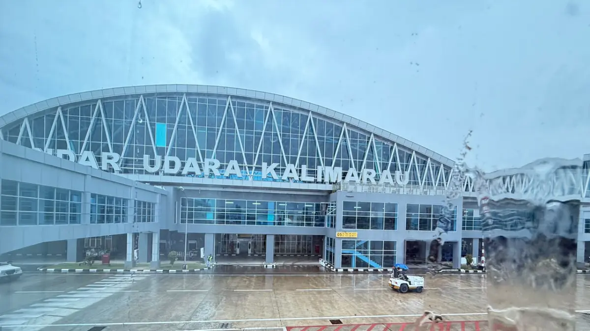 TERDALAM: Bandara Kalimarau Berau alami penurunan terdalam hingga 29,07 persen pada Mei 2026.