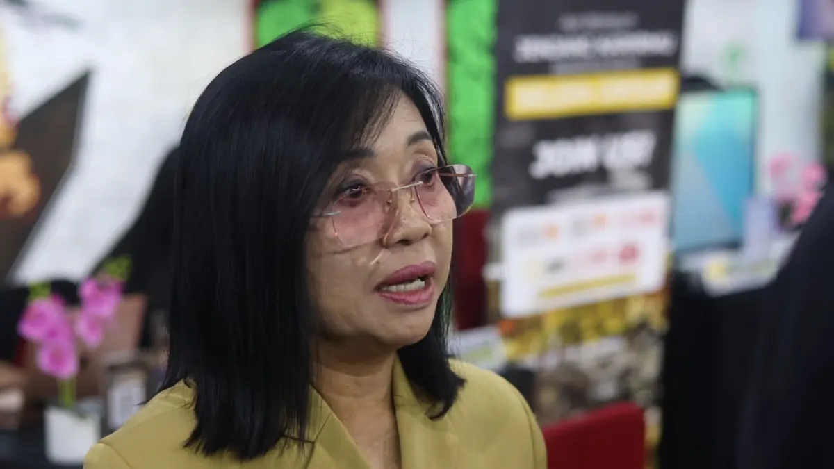 EVENT: Kepala Disporapar Balikpapan, Cokorda Ratih Kusuma, saat memberikan keterangan terkait persiapan Kota Balikpapan sebagai tuan rumah Porpamnas IX Tahun 2026, Selasa (14/7). (ANGGI PRADITHA/KP)