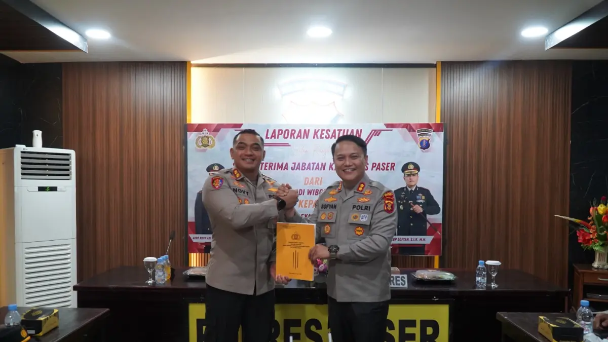 Kapolres Paser kini dijabat AKBP Sofyan, menggantikan AKBP Novy Adi Wibowo pada Selasa (14/7/2026).(IST)