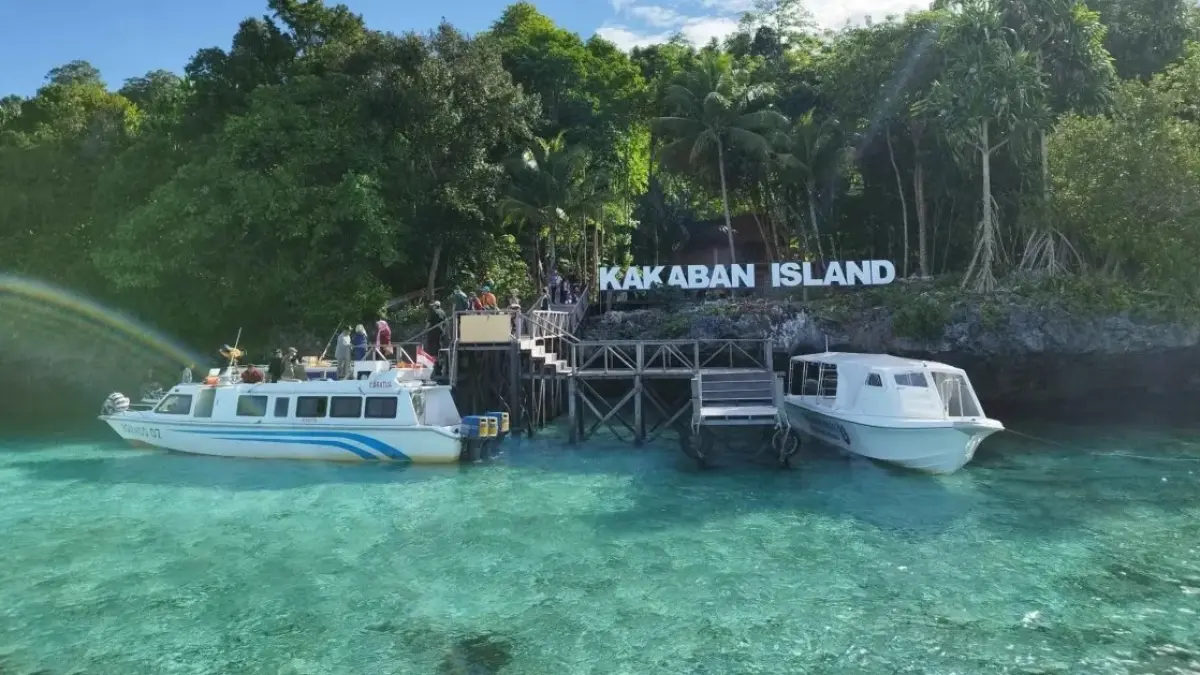 Pulau Kakaban, Berau. (FOTO IZZA/BP)