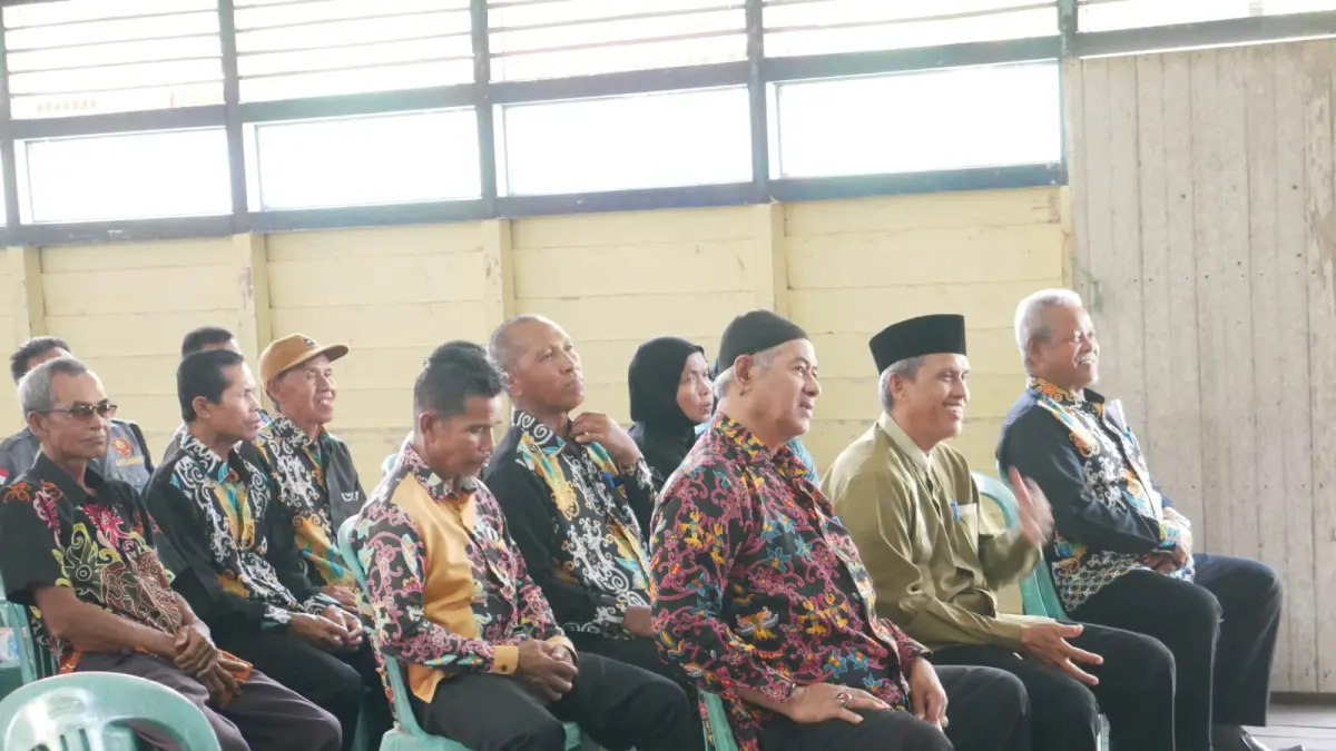 SINERGI: Sosialisasi penangan konflik sosial yang digelar di Kecamatan Jempang. 