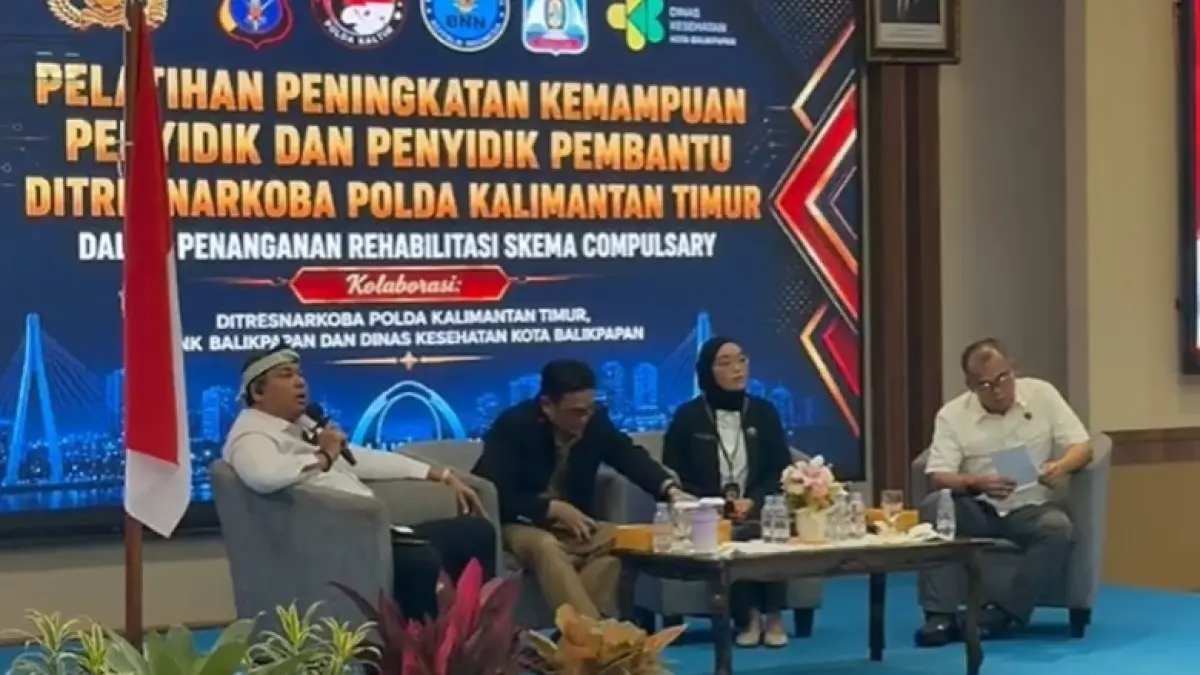 KEMAMPUAN: Penguatan melalui kegiatan pelatihan peningkatan kemampuan penyidik dan penyidik pembantu Ditresnarkoba Polda Kaltim.