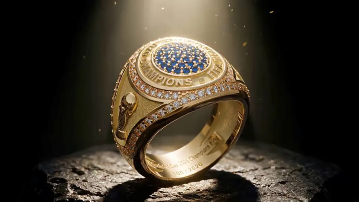LIMITED EDITION: Rincian spesifikasi cincin juara Piala Dunia 2026. (Screengrab from Fifa website)