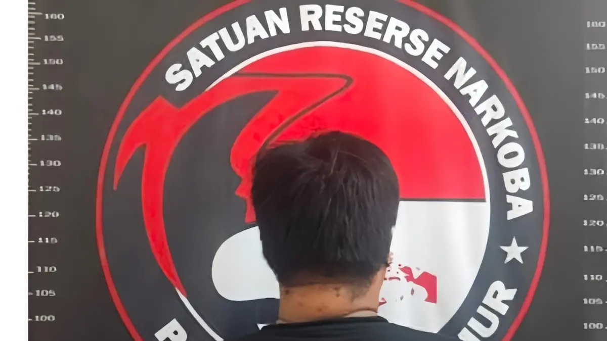 Seorang pria berinisial AP diamankan Satresnarkoba Polres Kutim setelah diduga membawa 11 paket sabu seberat bruto 49,32 gram di Sangatta Selatan, Kamis (16/7).&nbsp; (IST)