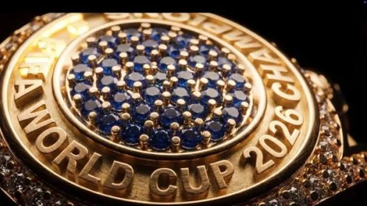 Desain khusus cincin mewah untuk Juara Piala Dunia 2026.
