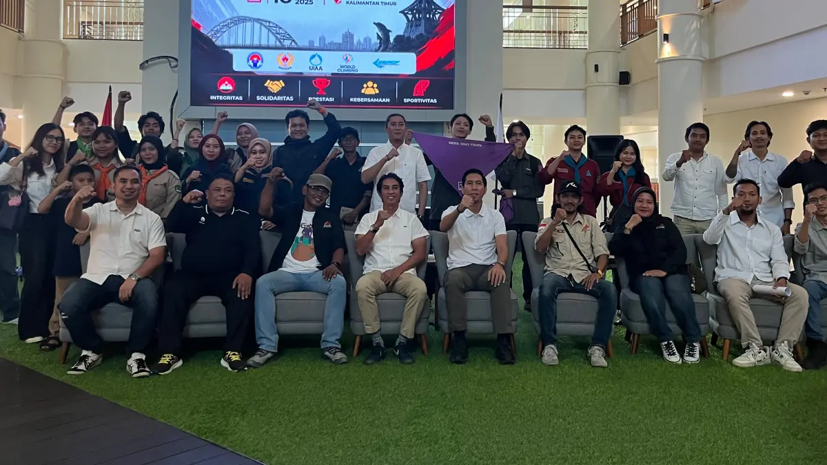 Dovist Calvino terpilih secara aklamasi sebagai ketua FPTI Samarinda periode 2026–2030. (FOTO NASYA/KP)&nbsp;