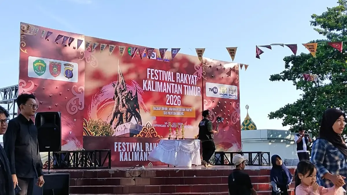 Festival Rakyat Kaltim 2026 di Monpera Balikpapan. (FOTO PUTRA MALINAU/KP)