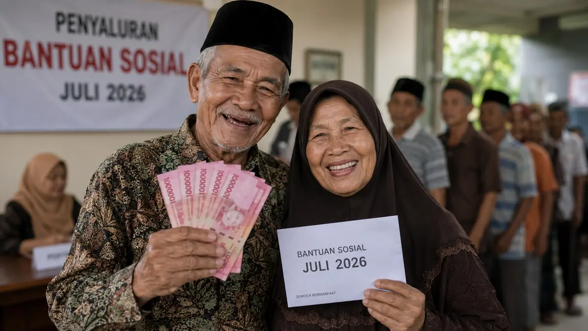 Ilustrasi. Bansos PKH BPNT tahap ketiga mulai cair 20 Juli 2026.
