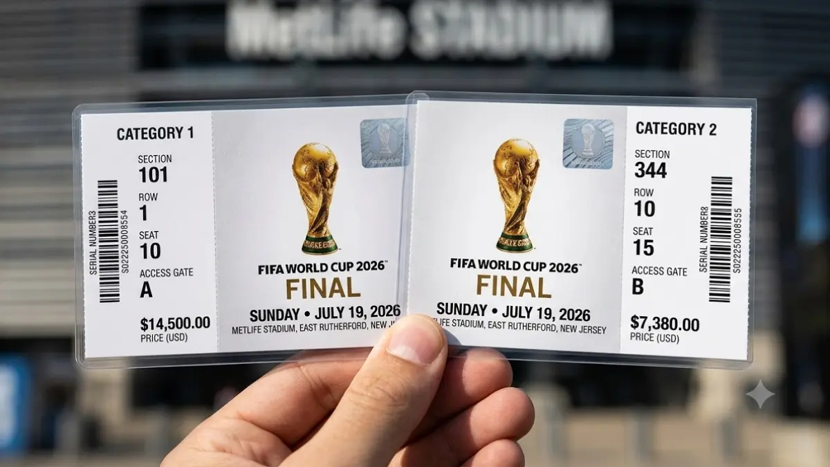 Ilustrasi. Harga tiket final Piala Dunia Spanyol vs Argentina di Stadion MetLife memecahkan rekor sebagai tiket olahraga termahal di Amerika Serikat, dengan harga tertinggi menembus Rp1 miliar untuk dua kursi.