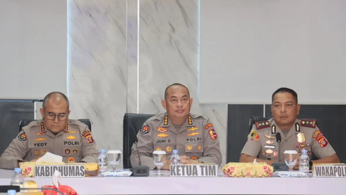 KEHUMASAN: Personel kehumasan mendapatkan pelatihan dari Divisi Humas Polri.