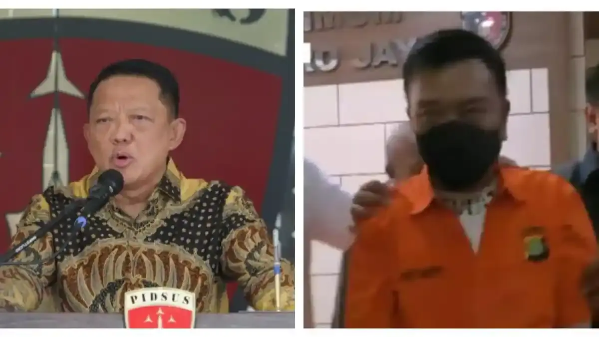 Kolase foto eks Jampidsus Febrie Adriansyah dan Don Ritto.