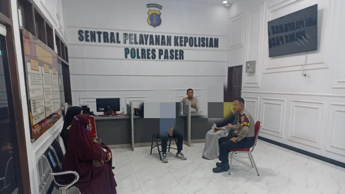 Laporan masuk ke Polres Paser diupayakan mediasi lebih dulu di SPKT Pamapta. (Najib/KP)