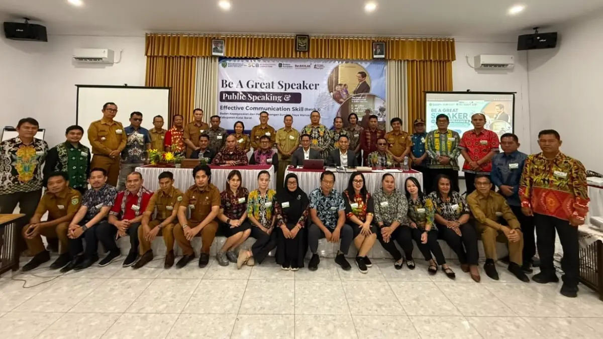 GARDA TERDEPAN: Suasana pelatihan public speaking aparatur batch 3.