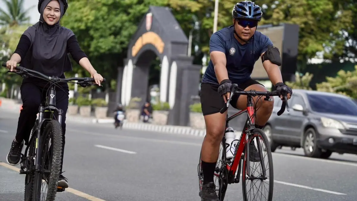 Gowes yang digemarin di Balikpapan. (PUTRA MALINAU/KP)