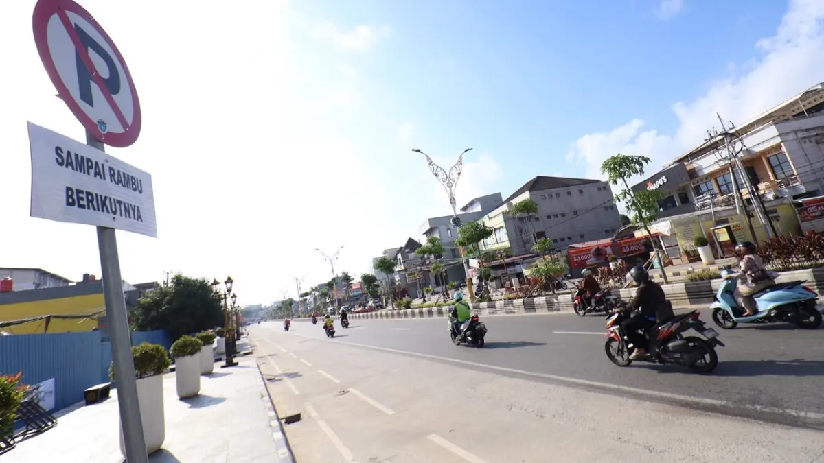 KTL di Jalan MT Haryono, Balikpapan. (FOTO ANGGI PRADITHA/KP)