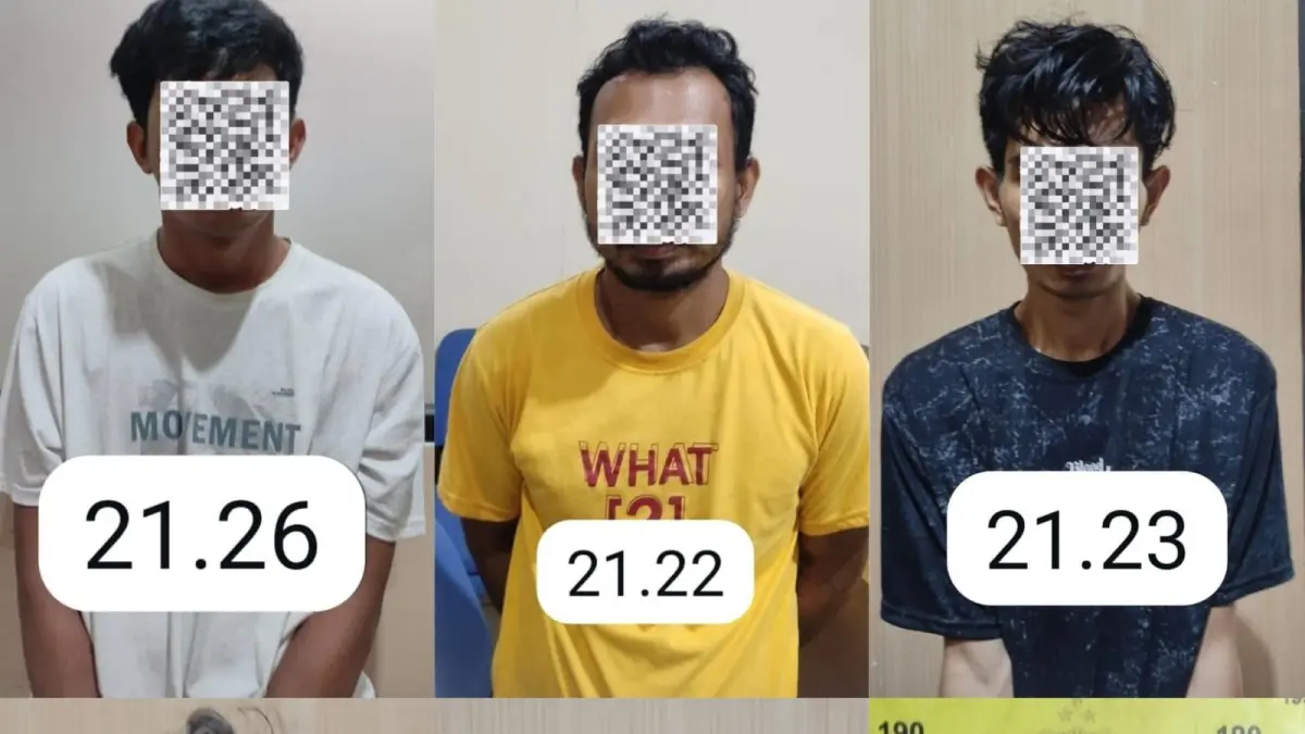 Menggunakan modus menyamar sebagai petugas lapangan, kelompok ini sukses menggasak kabel tembaga pelindung petir gardu PLN di belasan titik strategis kota. (FOTO: POLRES BONTANG UNTUK KALTIM POST)