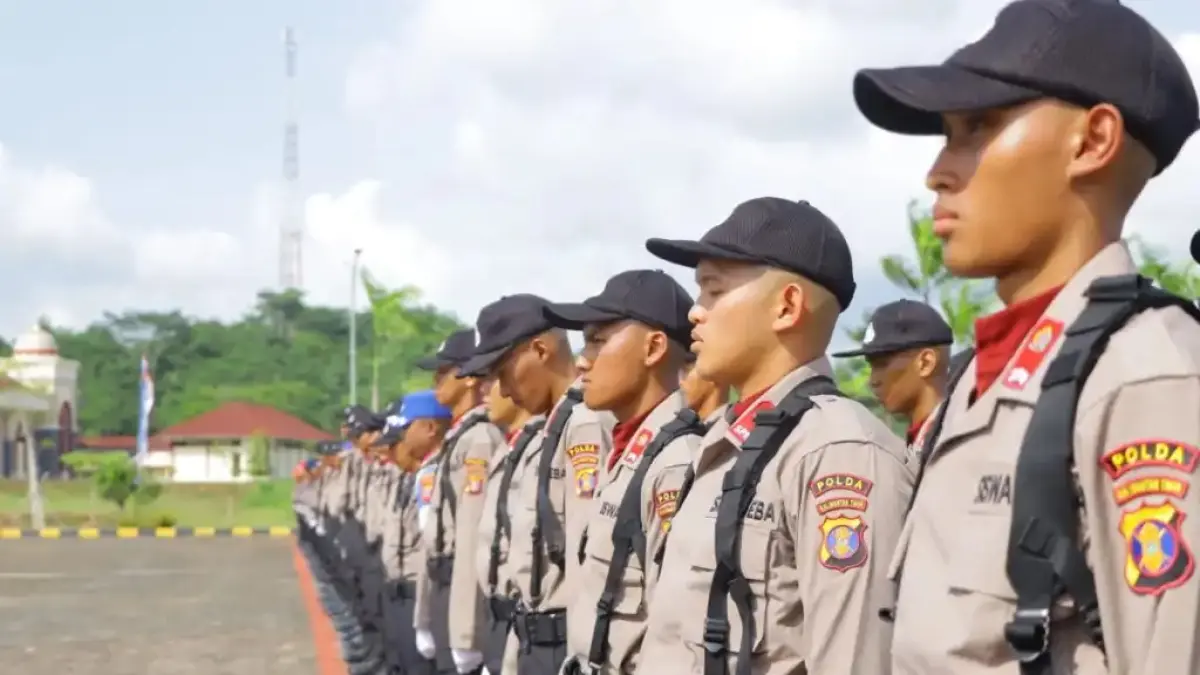 PENDIDIKAN: Pembentukan siswa bintara polri menjalani pendidikan berkemampuan Sentra Pelayanan Kepolisian Terpadu (SPKT).