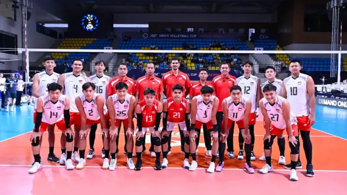 Suporter dapat membeli tiket SEA V Cup 2026 Jakarta untuk menyaksikan langsung perjuangan Timnas Voli Putra Indonesia di Jakarta International Velodrome. (Dok. AVC)