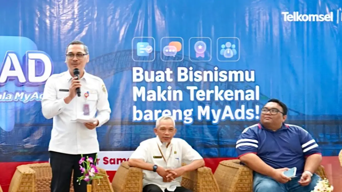 TAMBAH ILMU: Telkomsel MyAds bersama Dinas Pariwisata Kaltim serta Disperindagkop UKM Kaltim menggelar Cerita Marketing Ala MyAds bertema "Lokal ke Nasional: Strategi untuk Naikkan Penjualan & Bangun Branding Lewat Digital".