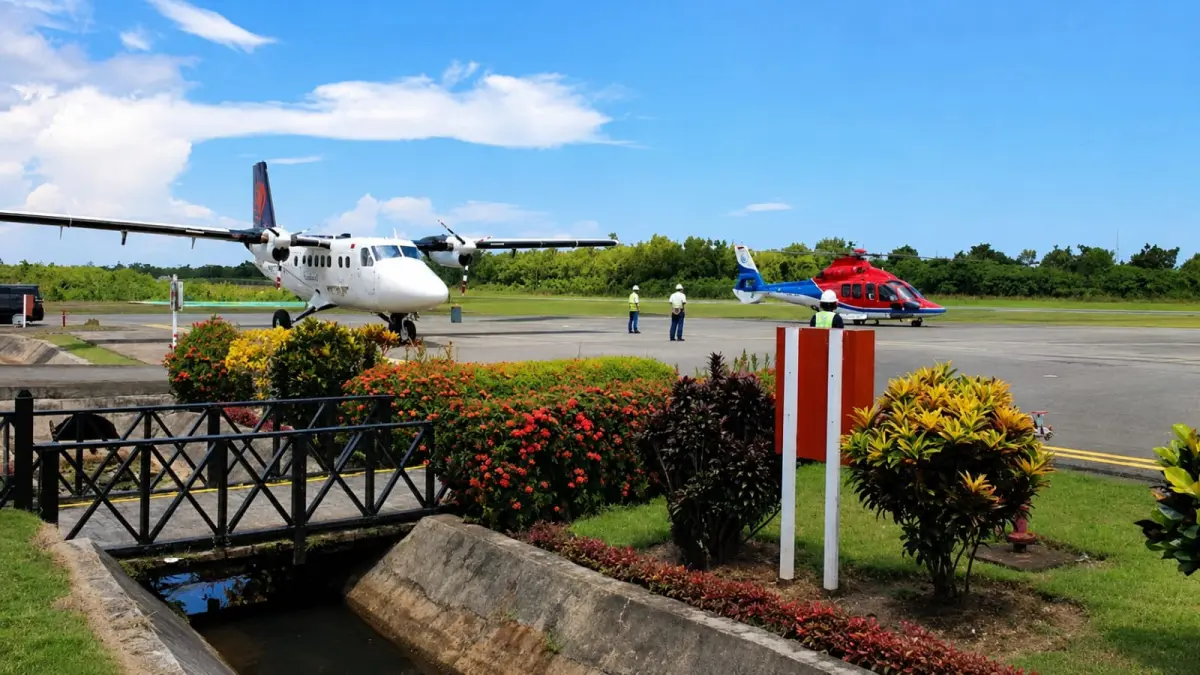 Bandara Tanjung Bara mulai melayani penerbangan penumpang umum rute Sangatta–Balikpapan dan sebaliknya. (IST)